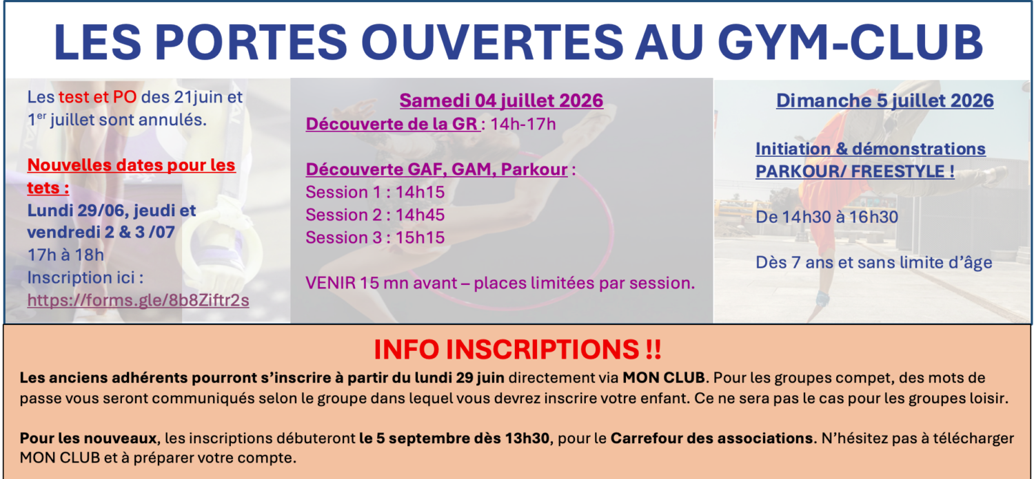 Gym Club du Perreux -Accueil