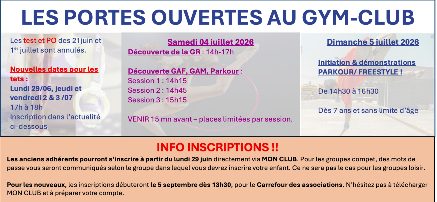 Gym Club du Perreux -Accueil