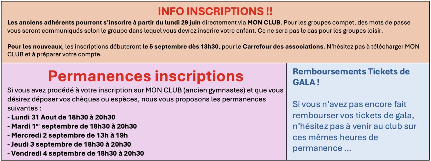 Gym Club du Perreux -Accueil
