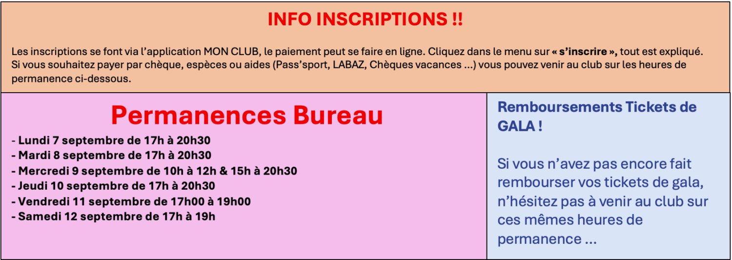 Gym Club du Perreux -Accueil